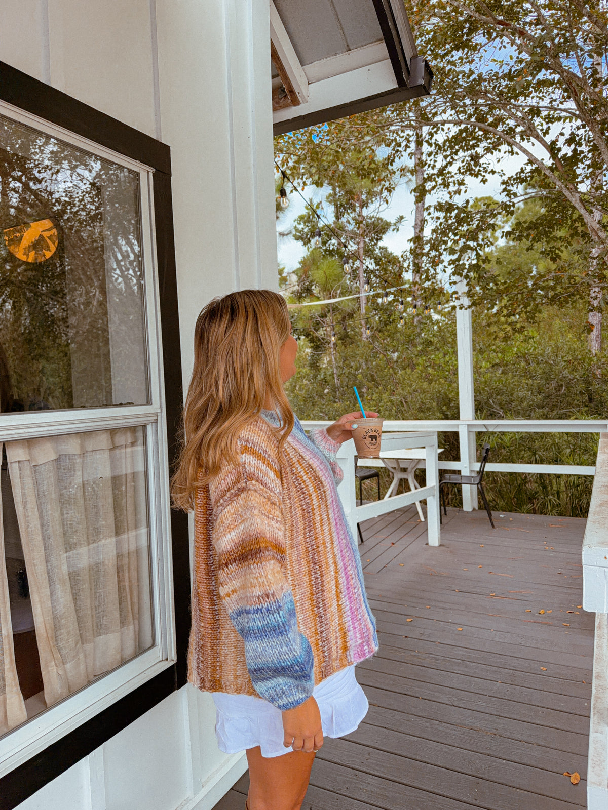 Colorful Fall Sweater, Multi