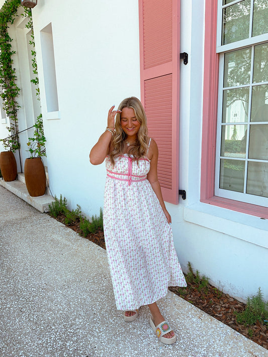 Sweet Summertime Dress, Pink