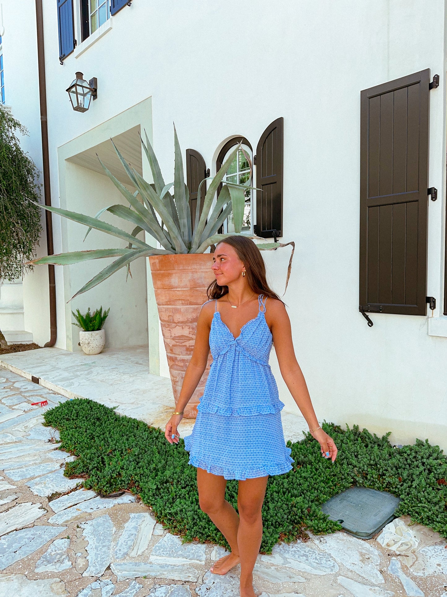 Coastal Loving Dress, Blue