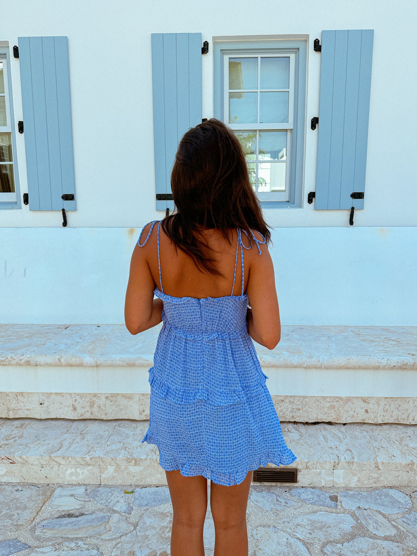 Coastal Loving Dress, Blue