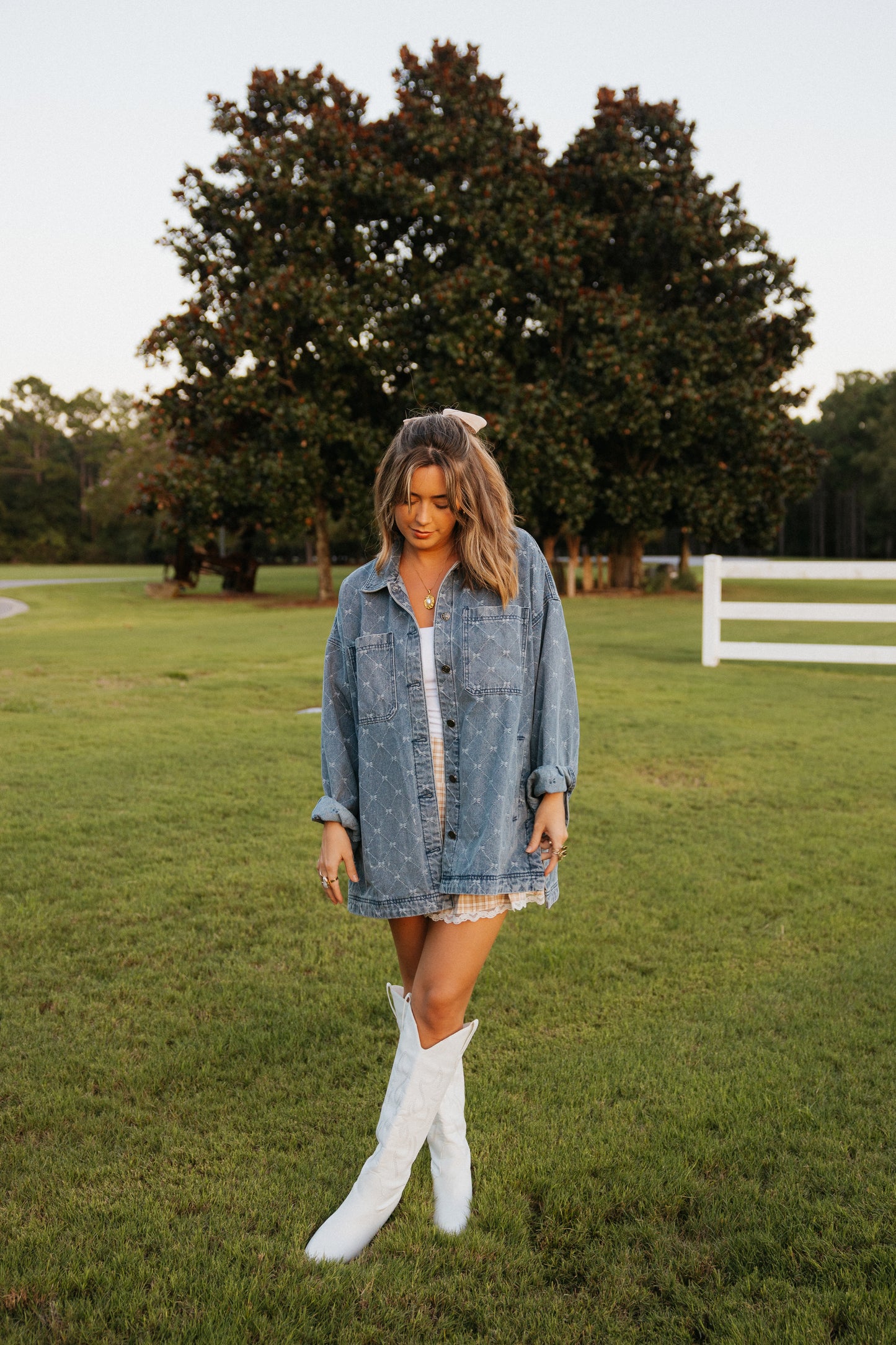 The Sabrina Denim Jacket, Blue