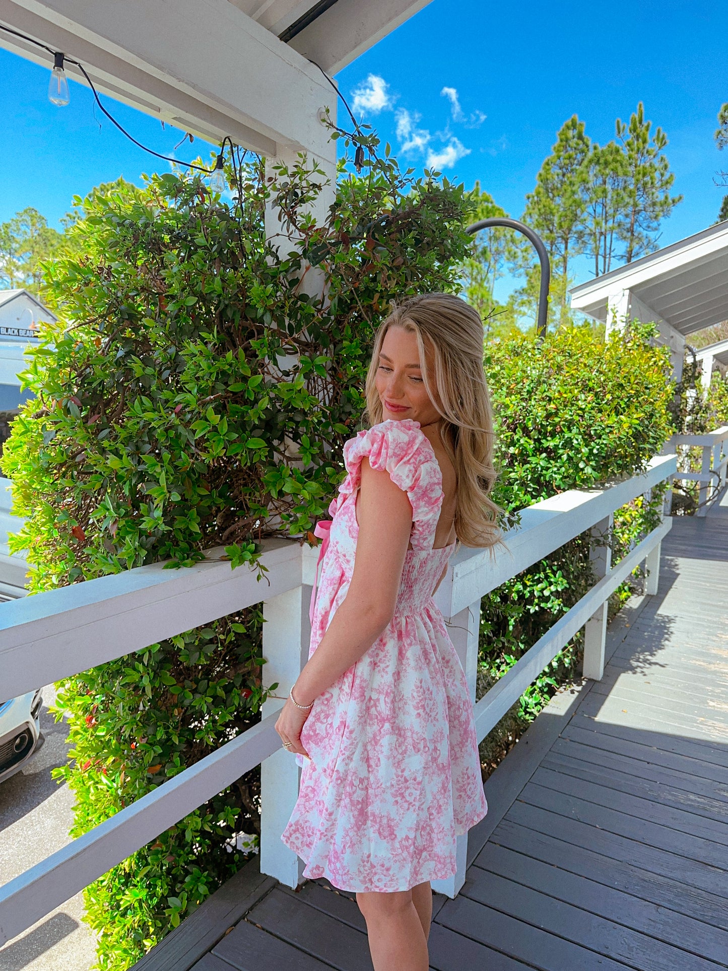 Garden Party Dress, Pink