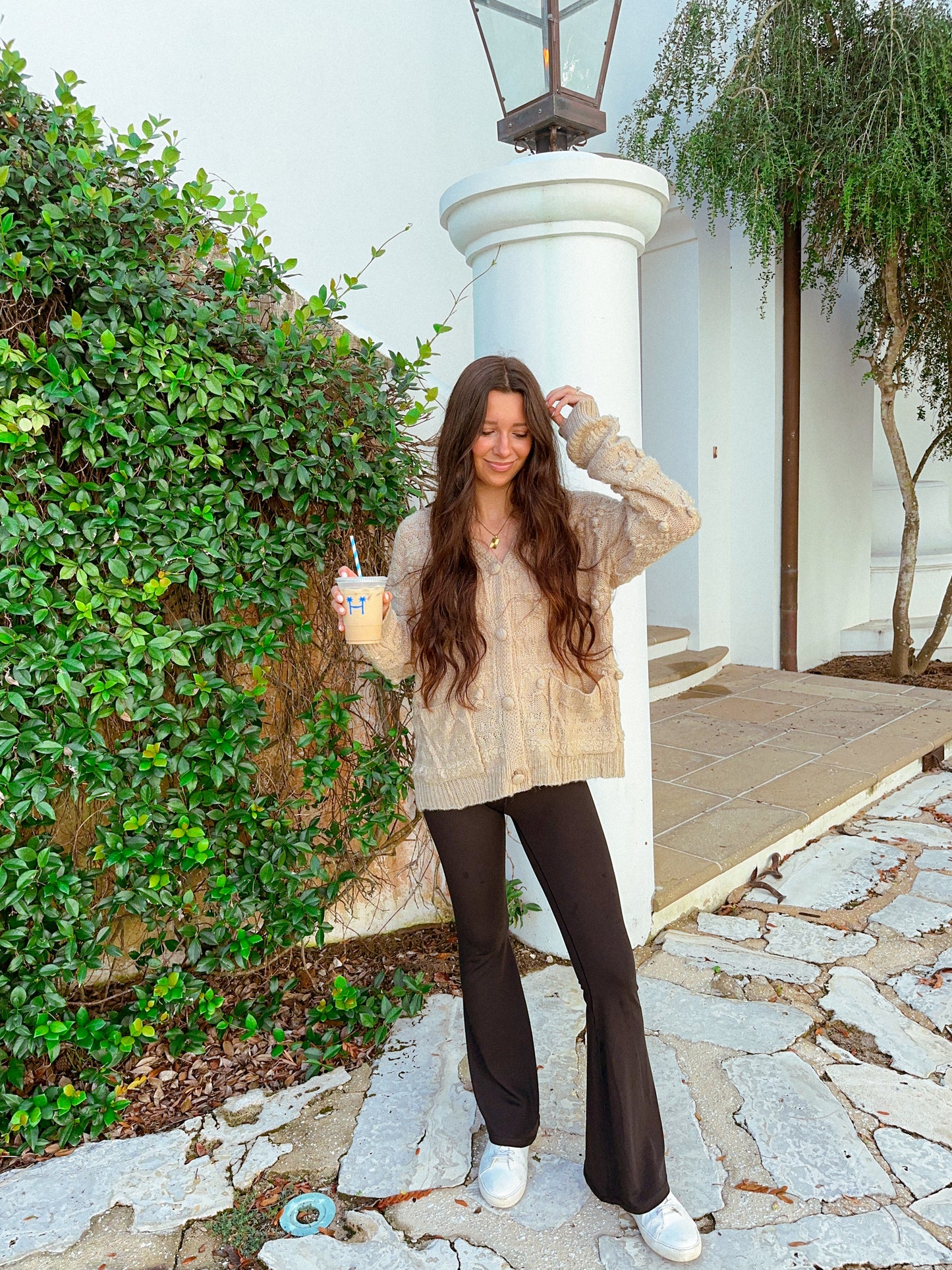 Harmony Sweater Cardigan, Beige
