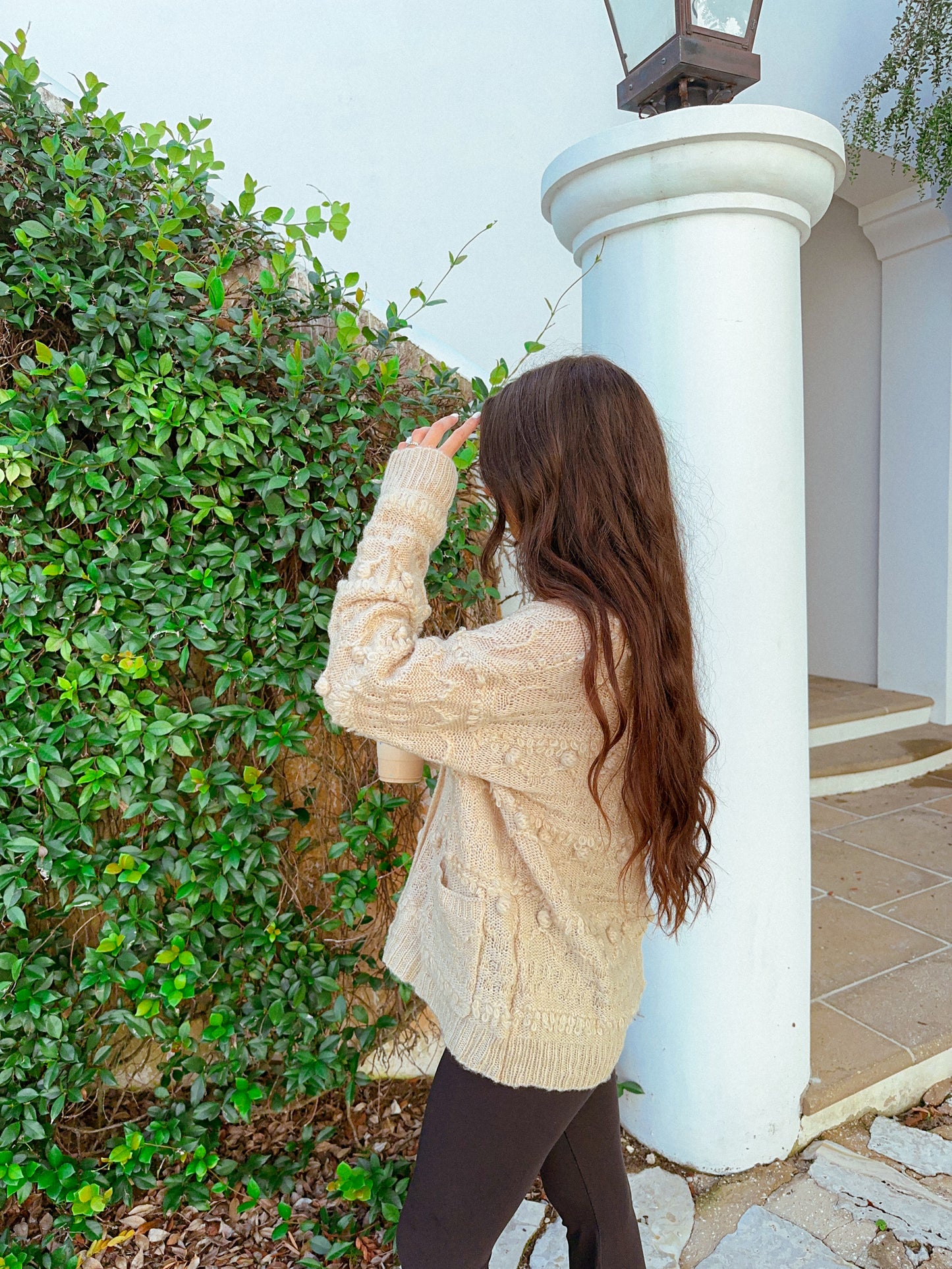 Harmony Sweater Cardigan, Beige