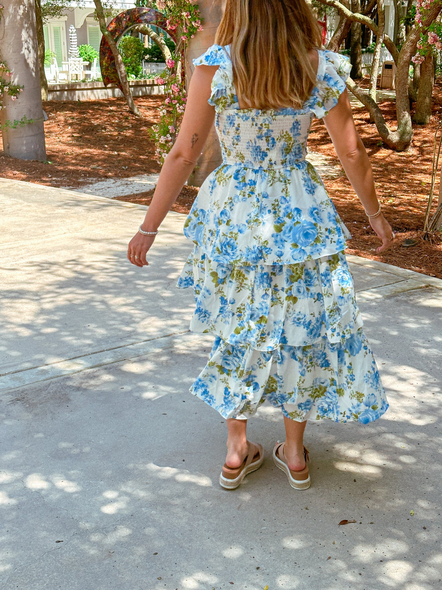 In Bloom Dress, Blue