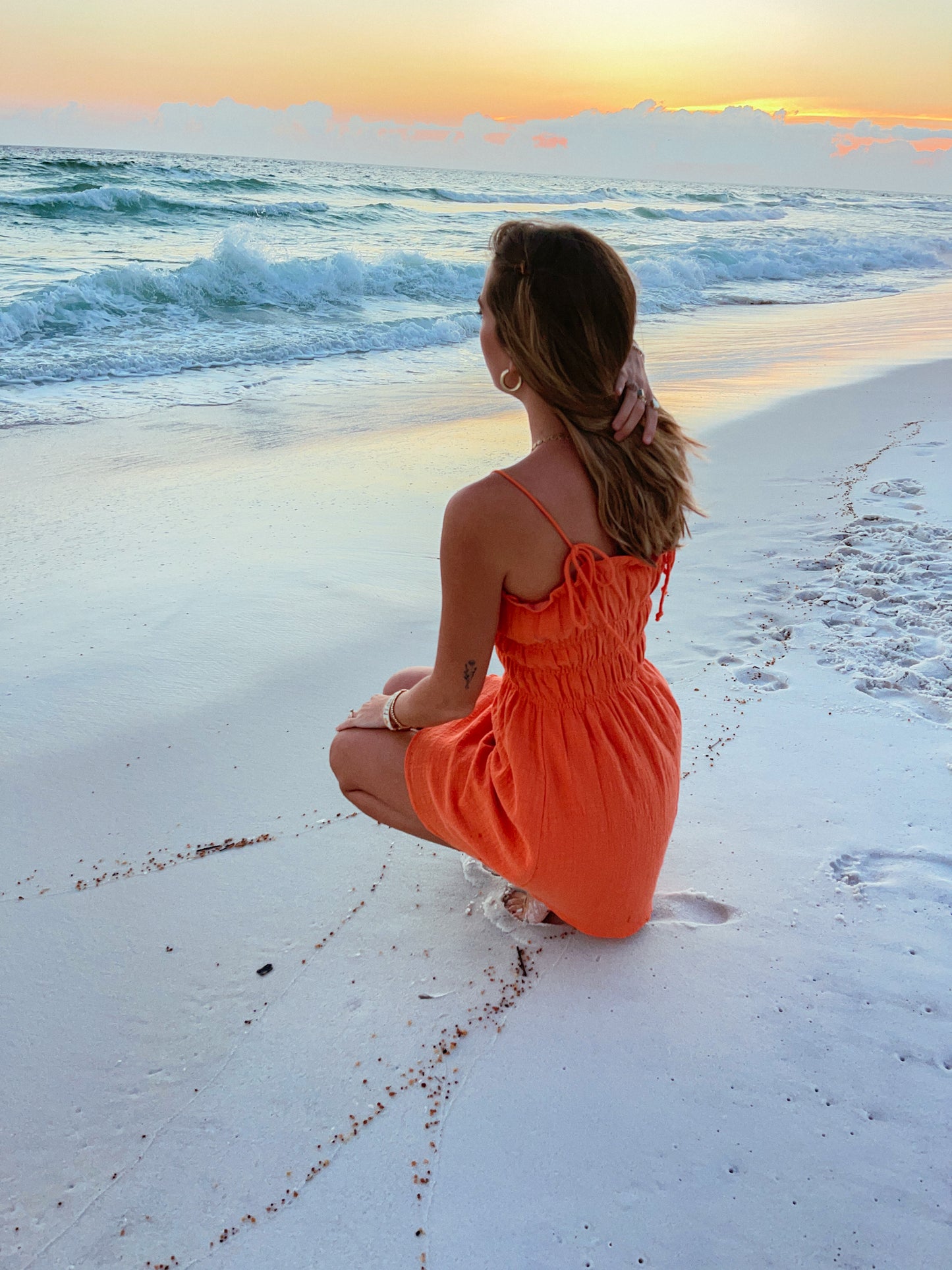 Maui Babe Dress, Orange