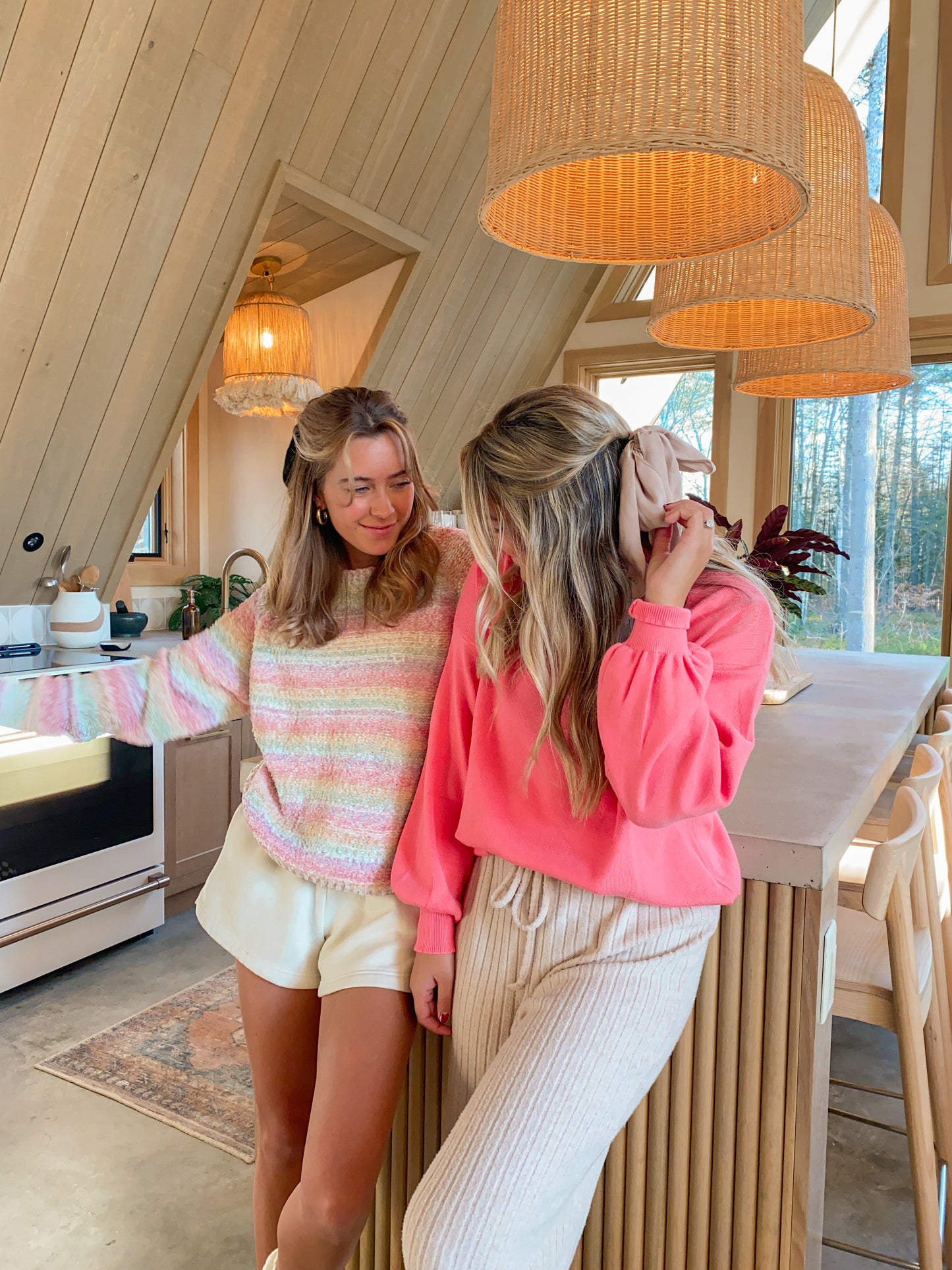 Positive Vibes Sweater, Pastels