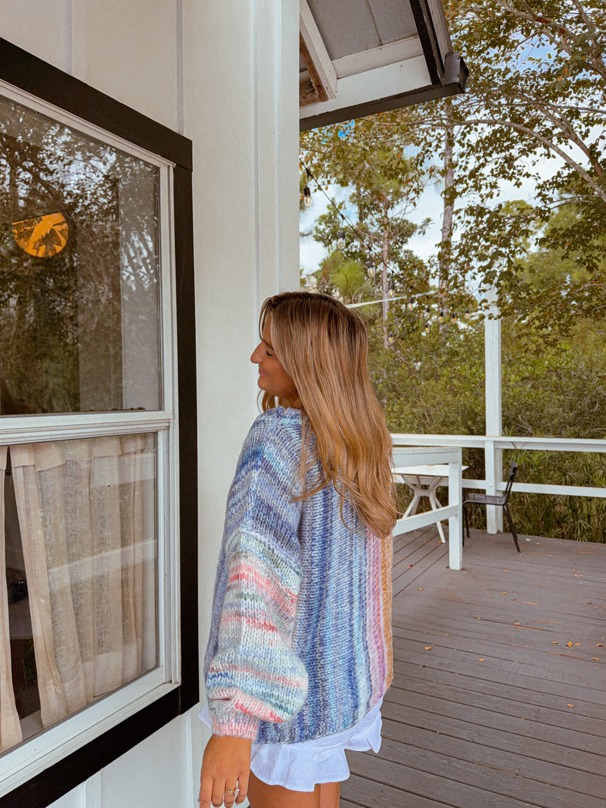 Colorful Fall Sweater, Multi