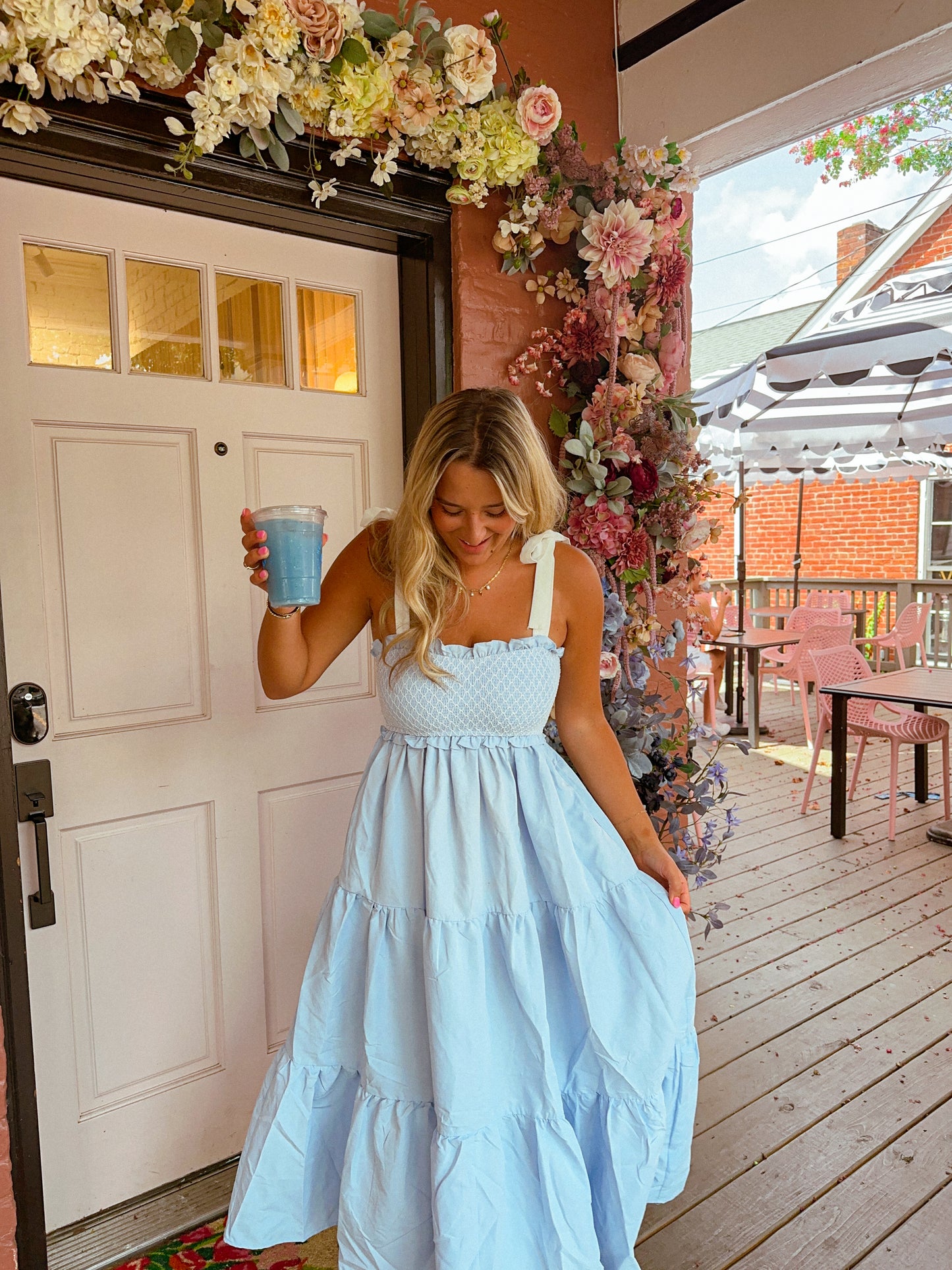 Summer Skies Dress, Blue