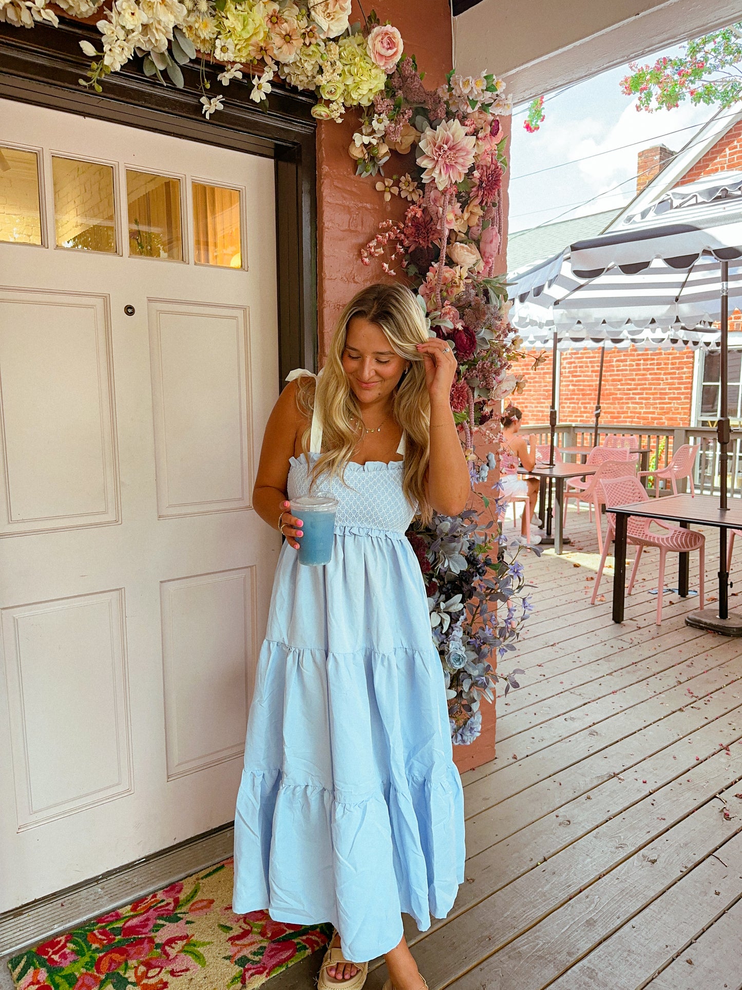 Summer Skies Dress, Blue