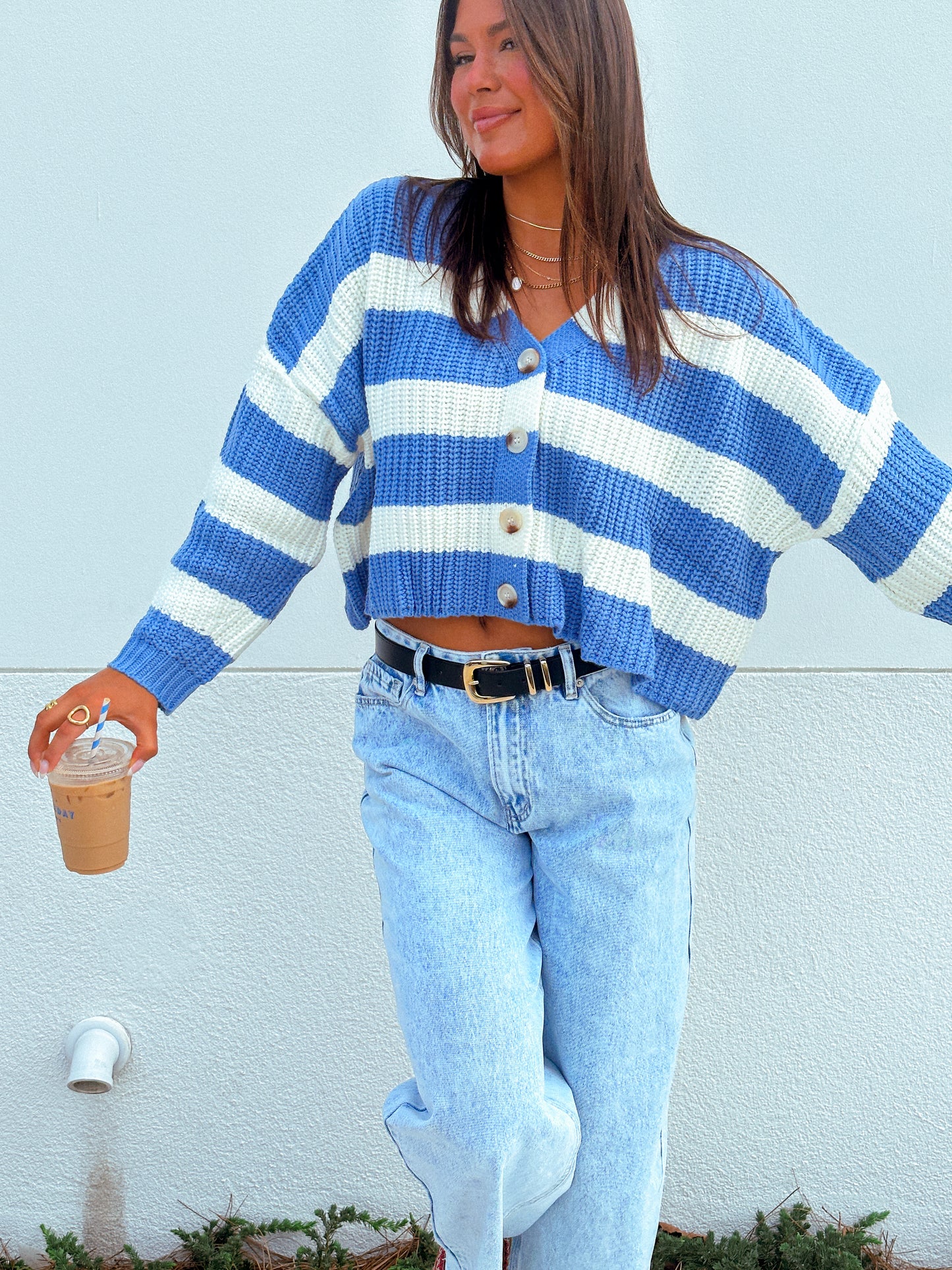 Colder Weather Sweater, Blue