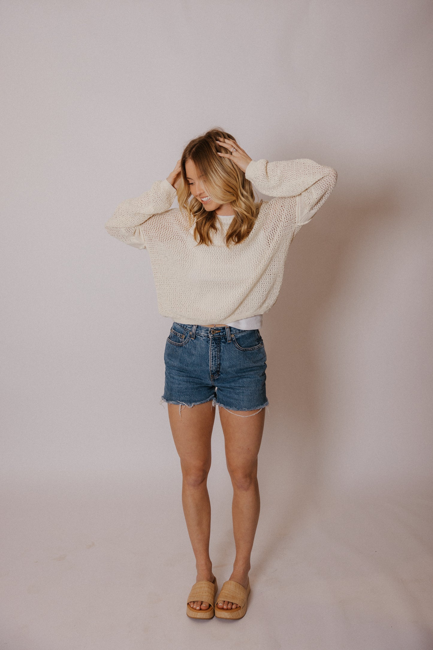 Spring Breeze Sweater, White