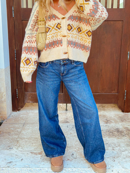 Cabin Trip Sweater, Beige