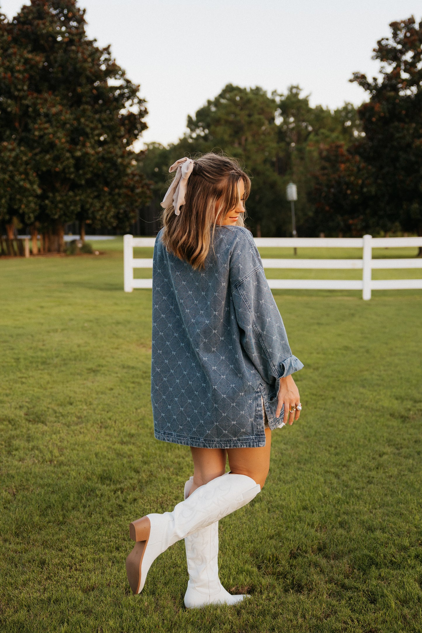 The Sabrina Denim Jacket, Blue