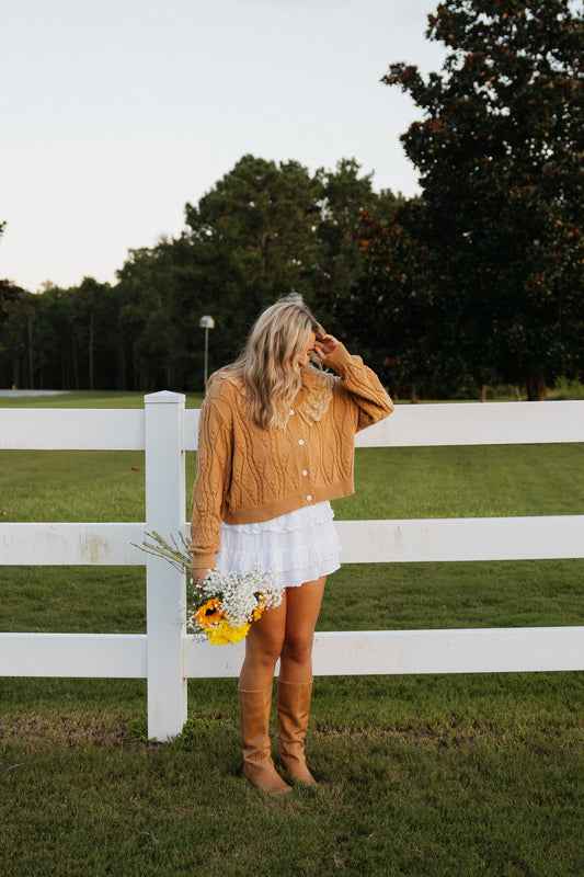 Welcoming Fall Sweater, Brown