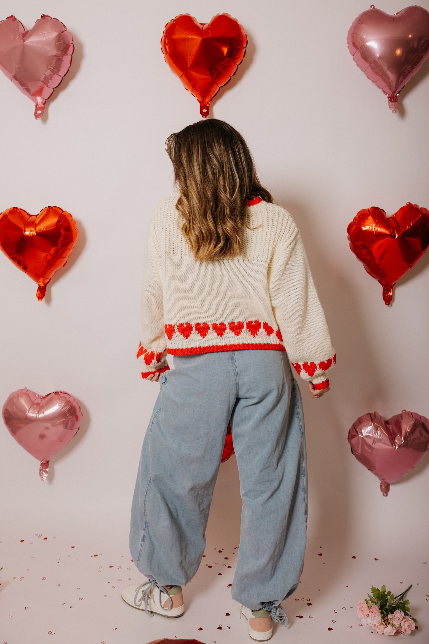 Love for You Sweater, White