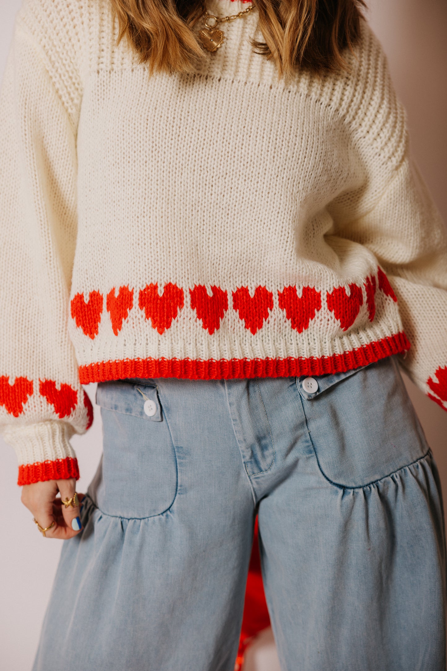 Love for You Sweater, White