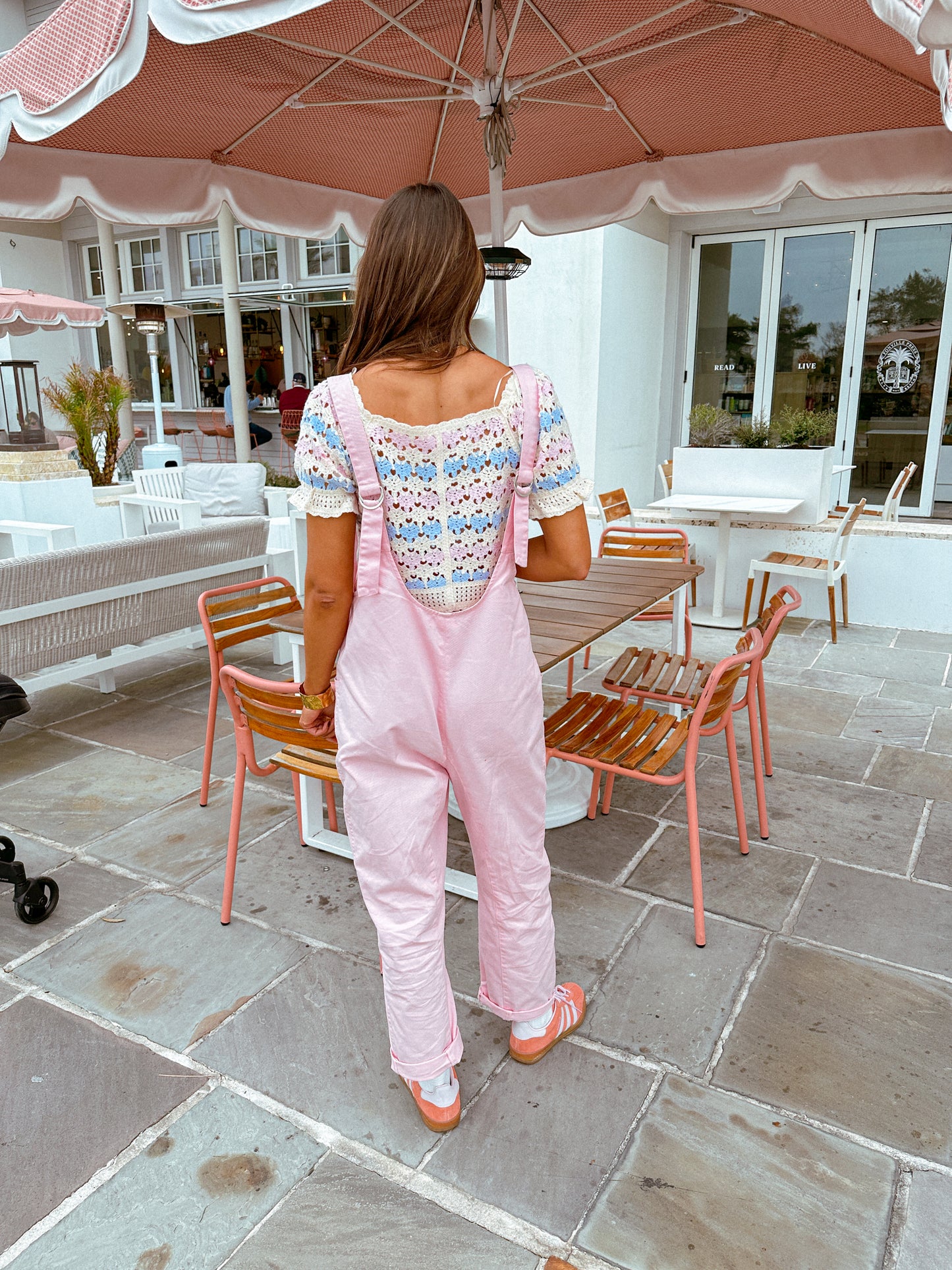 Keep It Sweet Jumpsuit, Pink