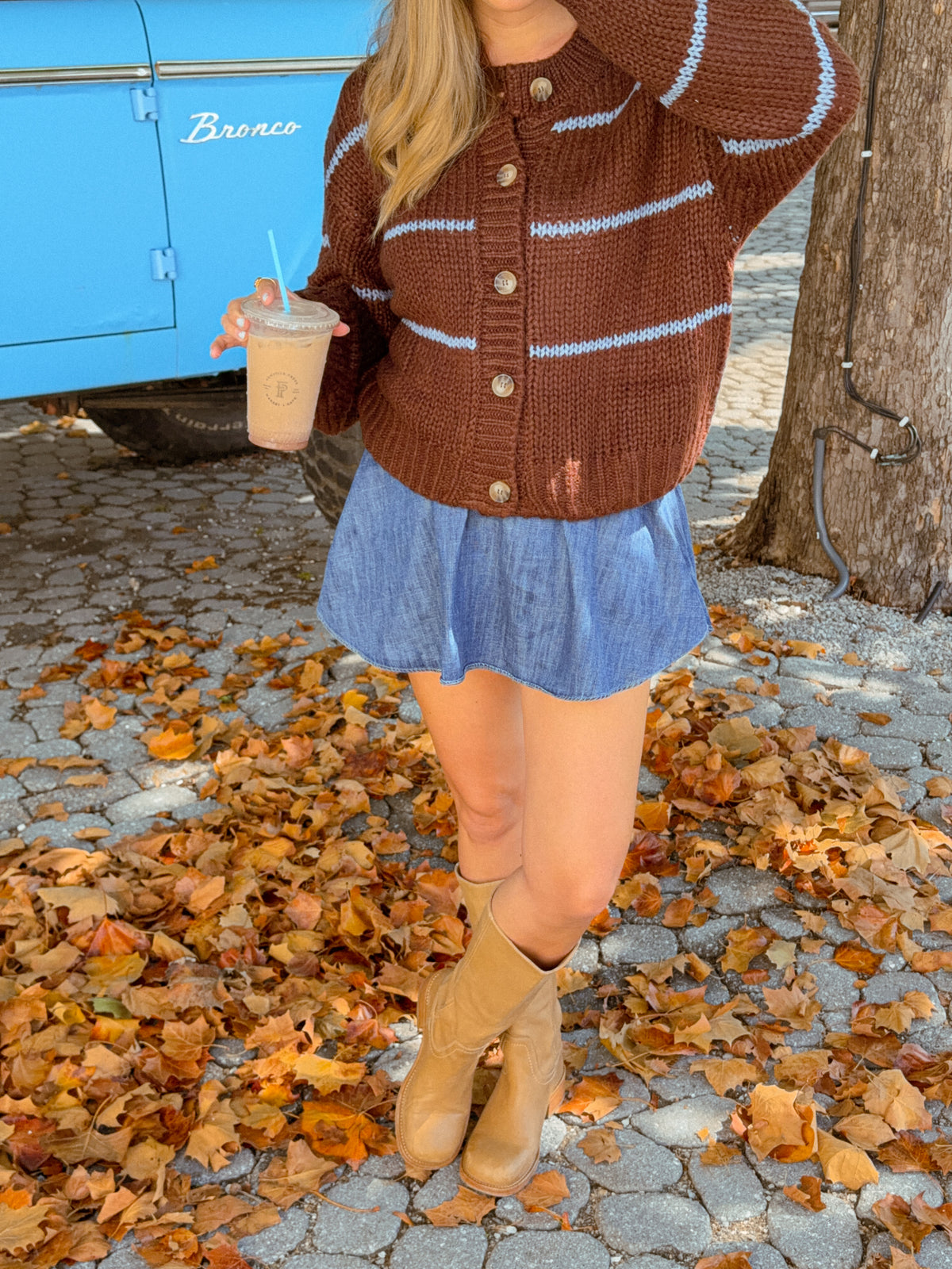 Coffee Date Cardigan, Brown