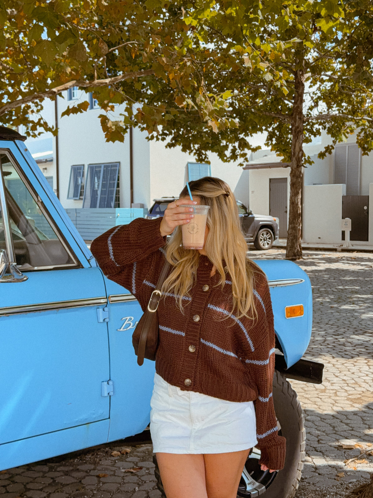 Coffee Date Cardigan, Brown