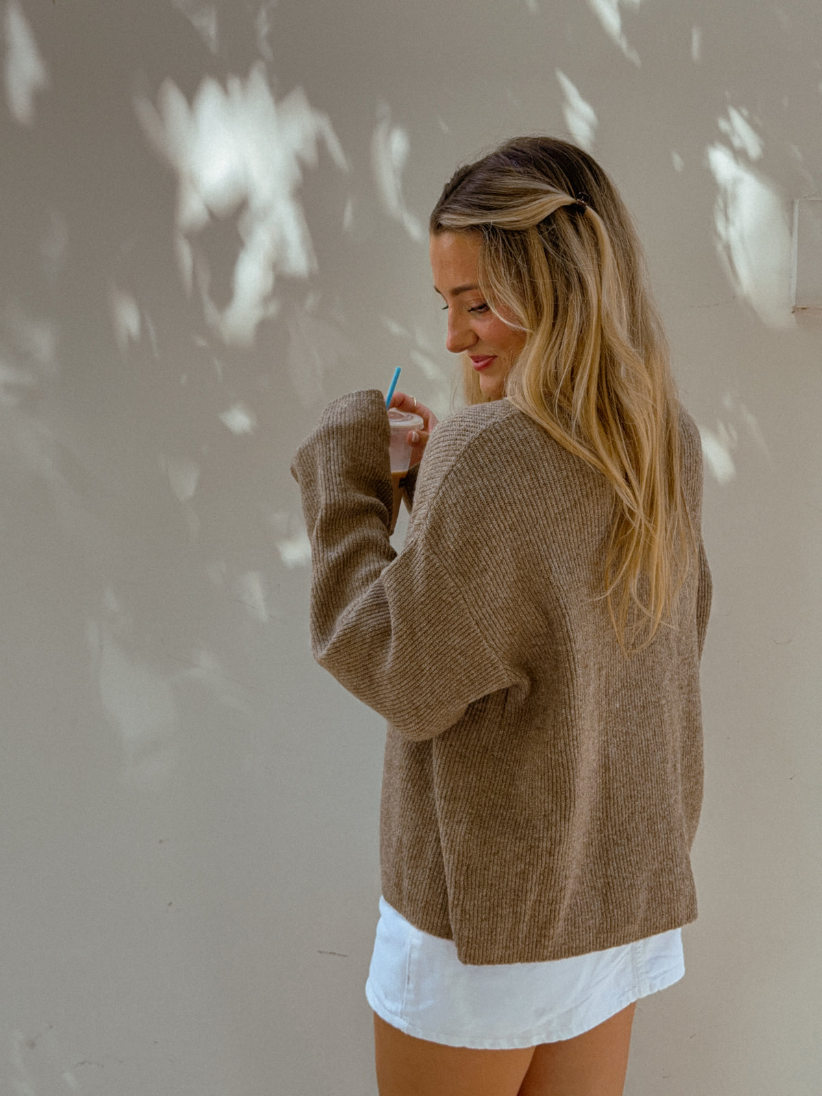 Neutral Love Sweater, Taupe