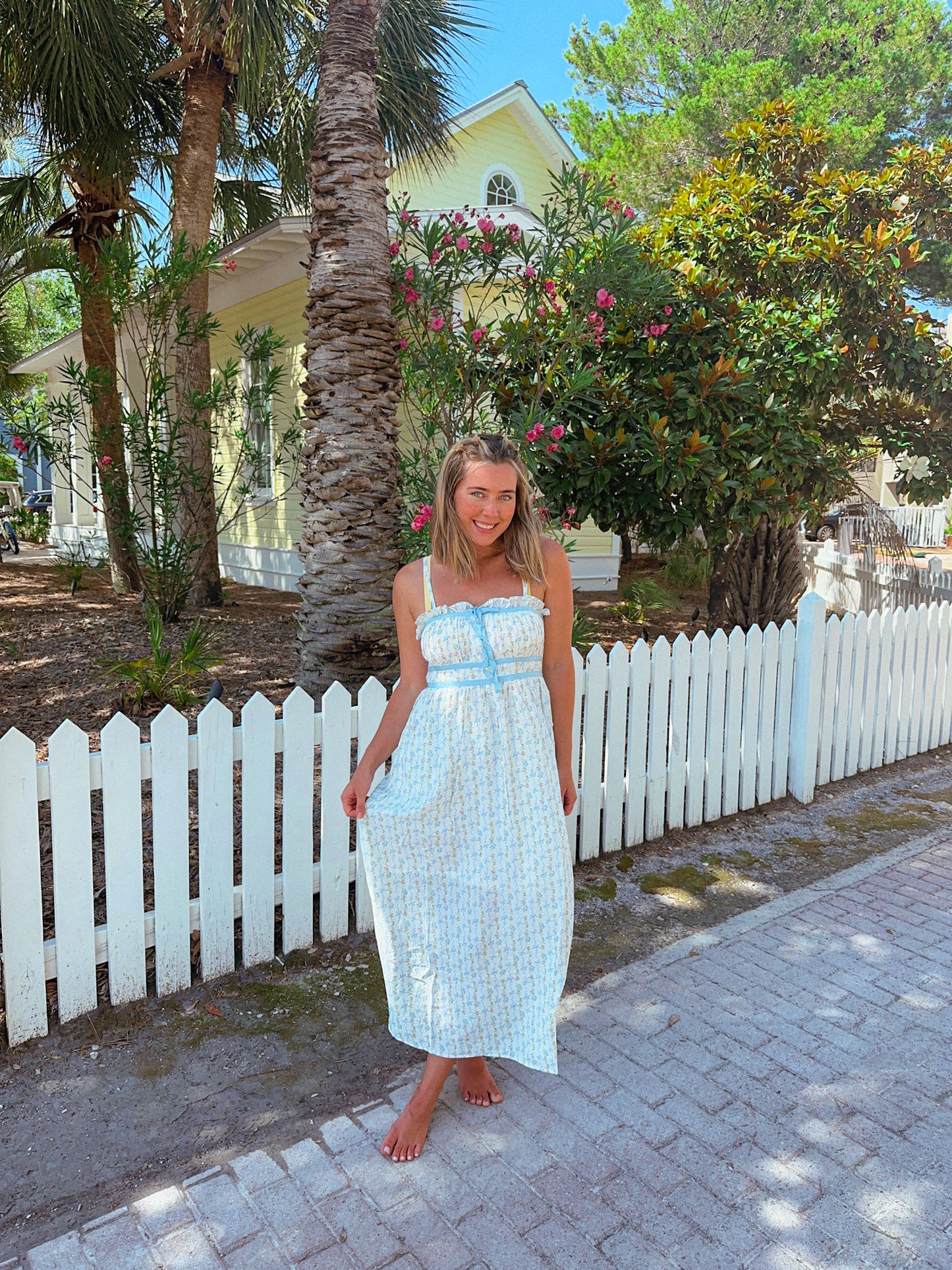Sweet Summertime Dress, Blue