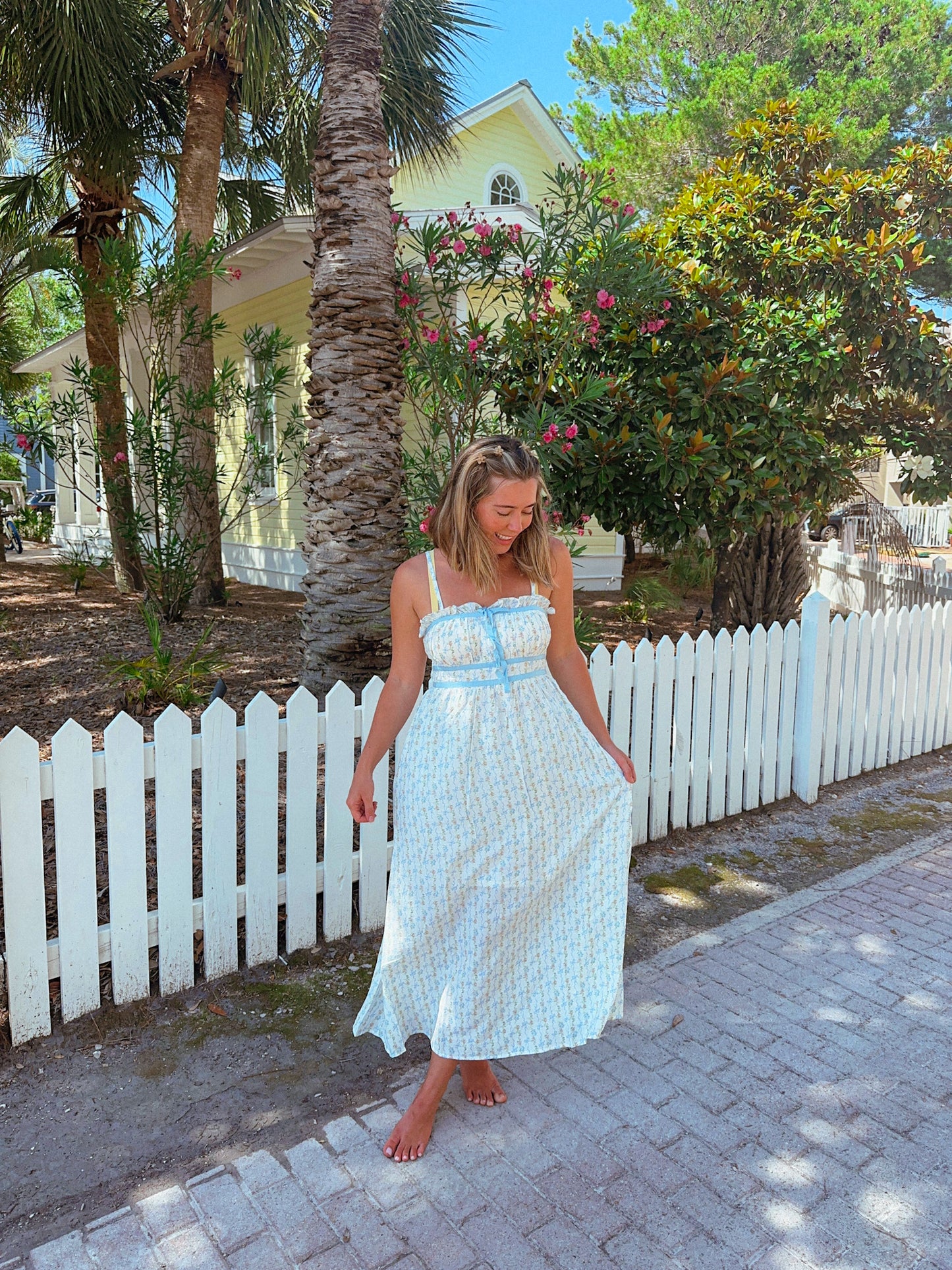 Sweet Summertime Dress, Blue