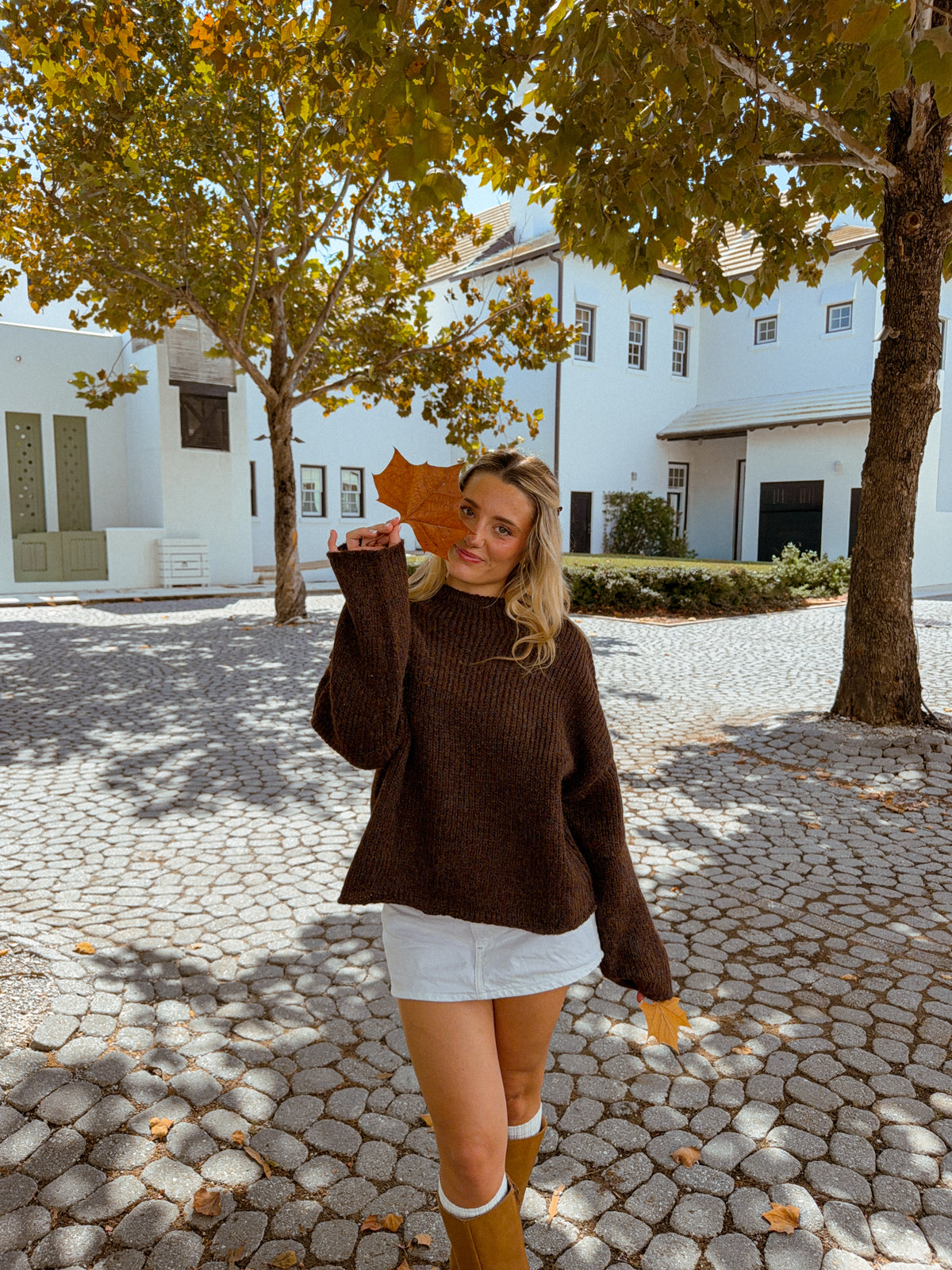 Officially Fall Sweater, Brown