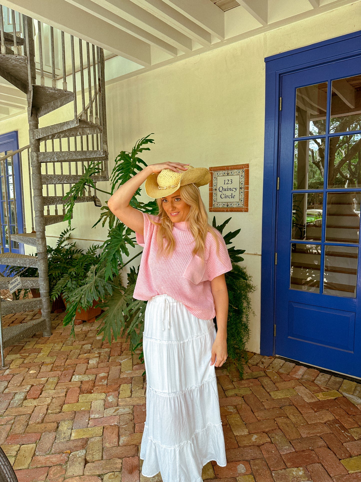 The Grace Top, Pink