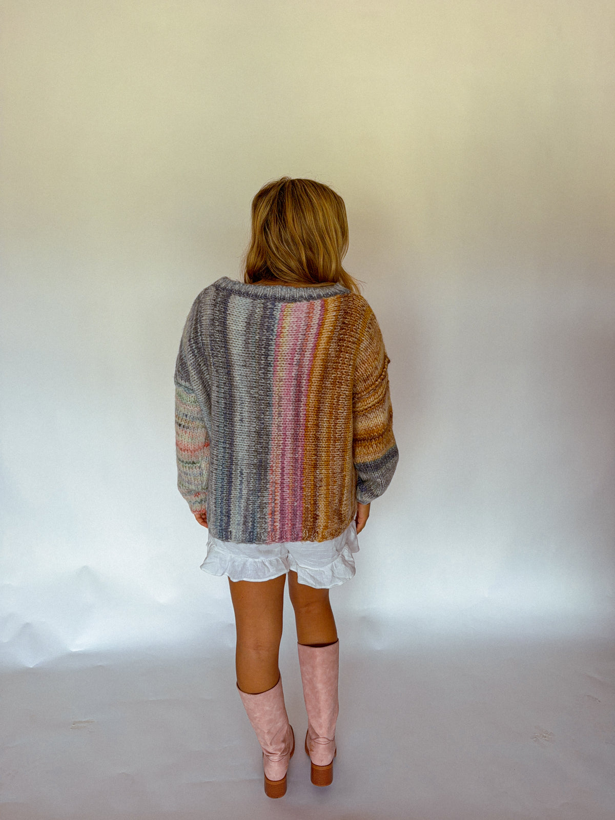 Colorful Fall Sweater, Multi