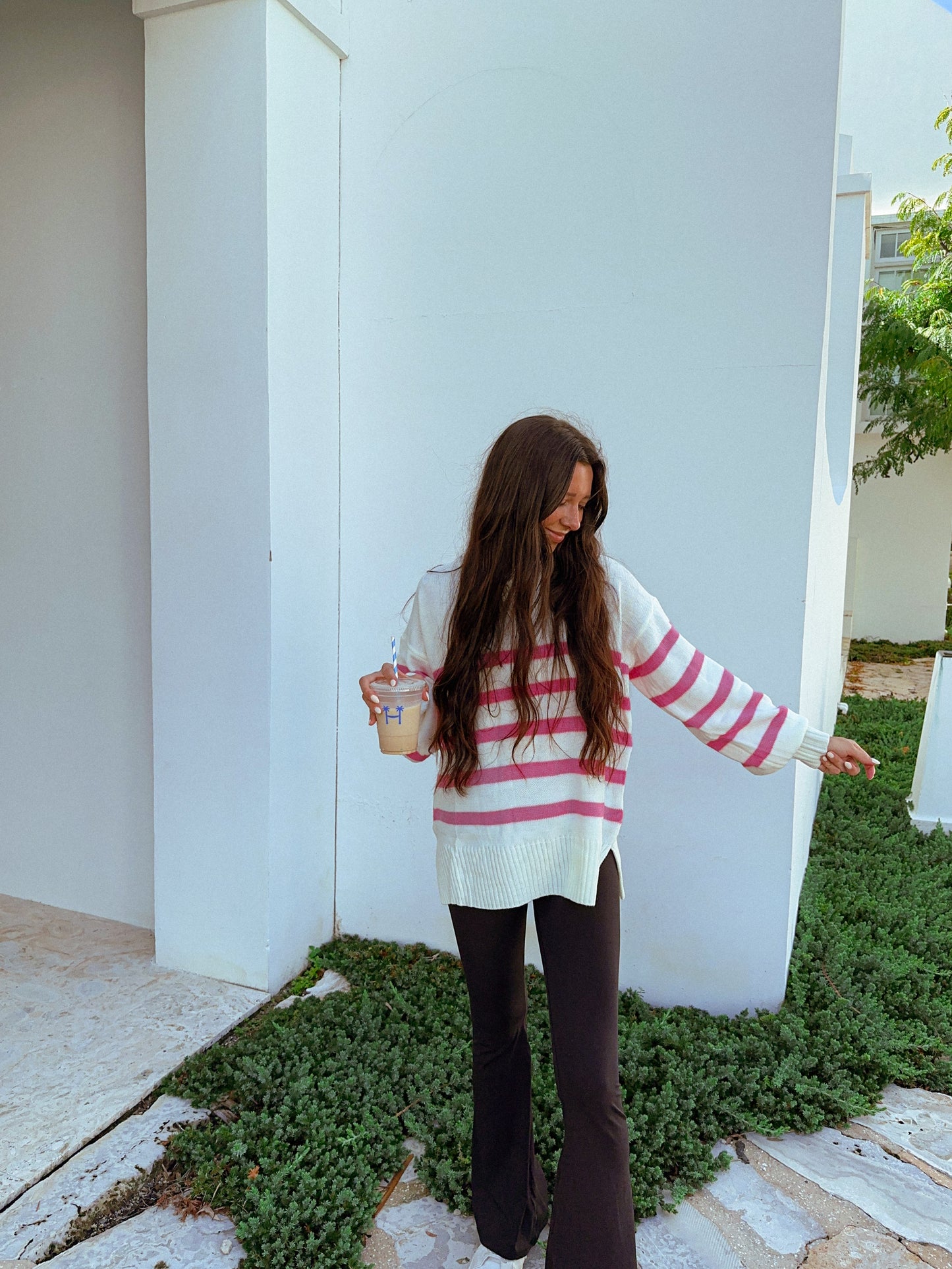 Pop Of Color Sweater, Pink