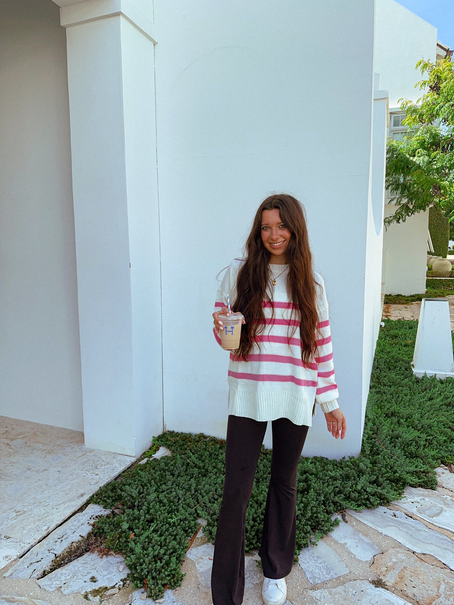 Pop Of Color Sweater, Pink