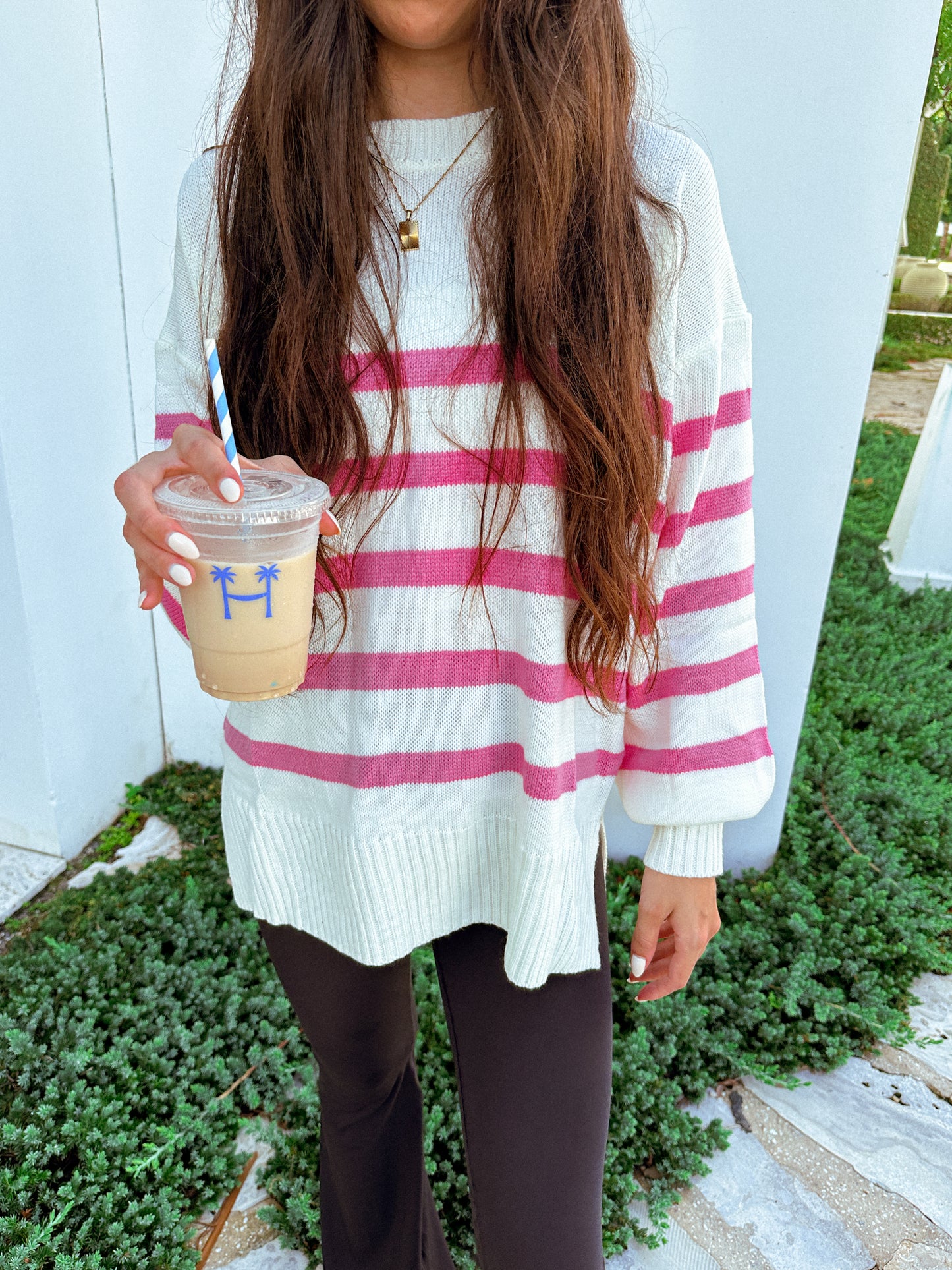 Pop Of Color Sweater, Pink