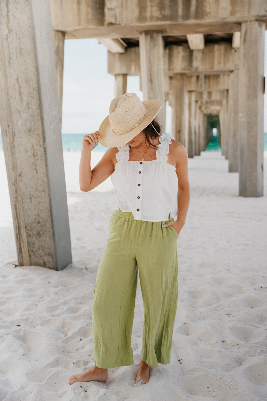 Sweet Breeze Pants, Light Green