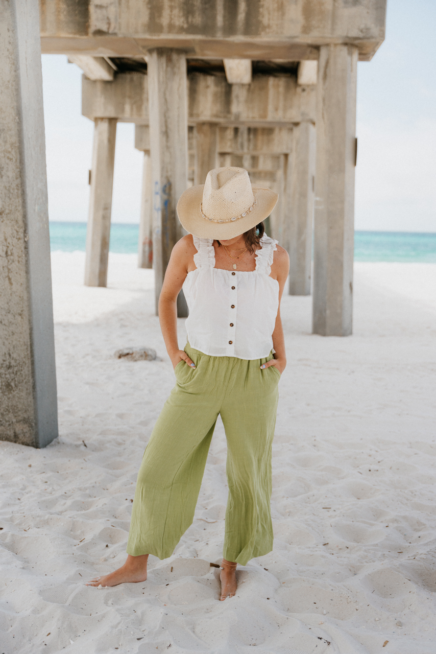 Sweet Breeze Pants, Light Green