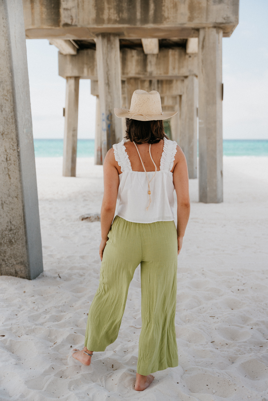 Sweet Breeze Pants, Light Green