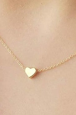 Sweetest Heart Necklace, Gold