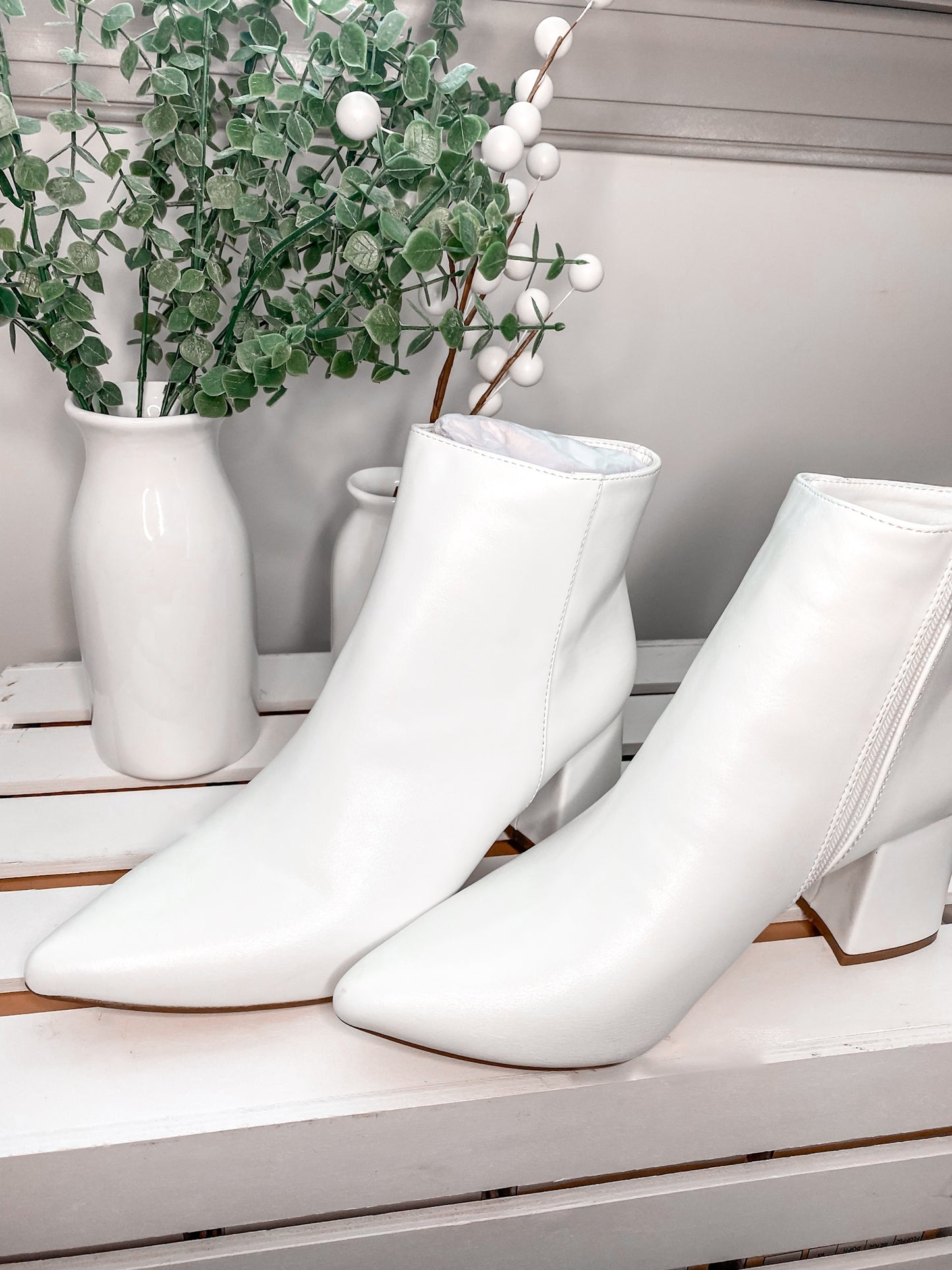 The Dixie Boots, White