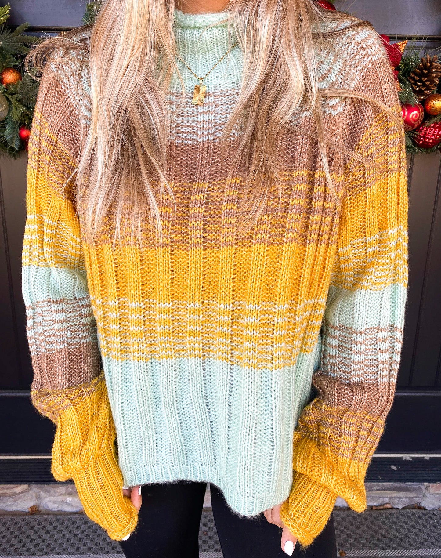Adventure With You Sweater, Mint