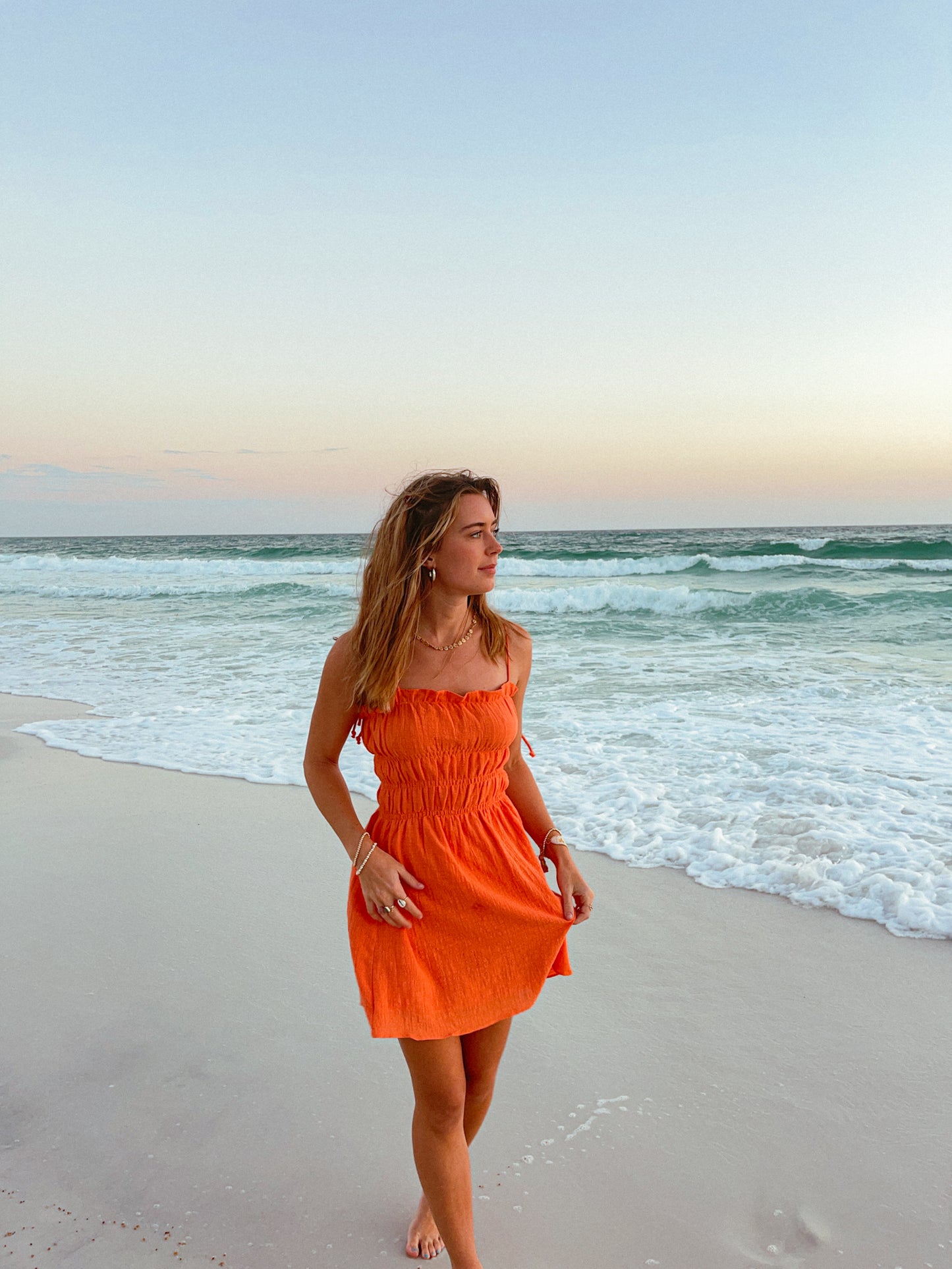 Maui Babe Dress, Orange
