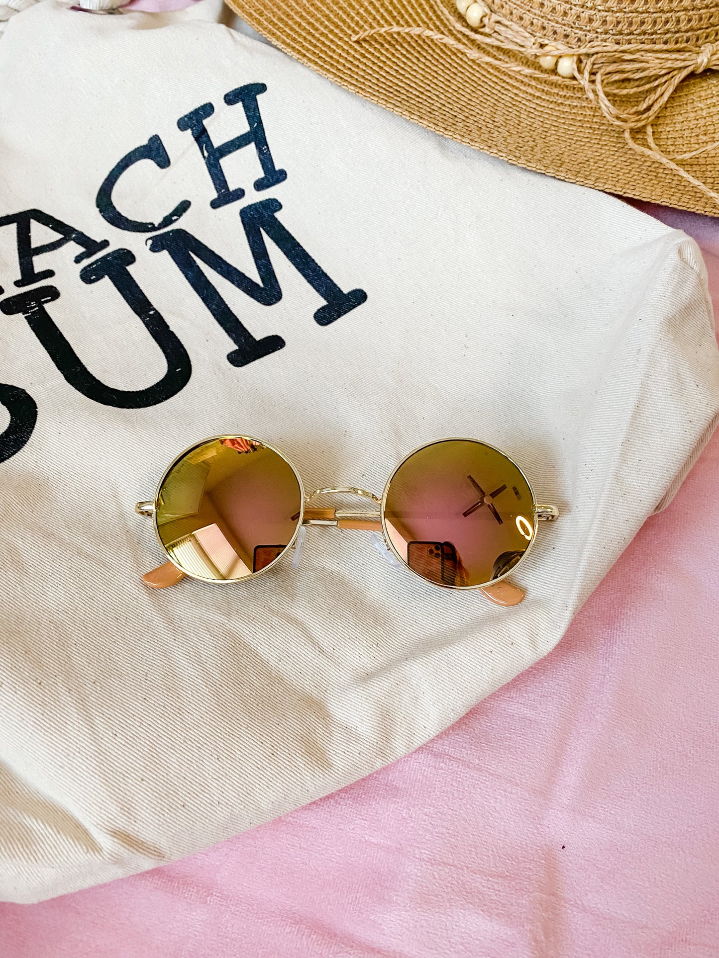 Sunny Day Sunglasses, Peach